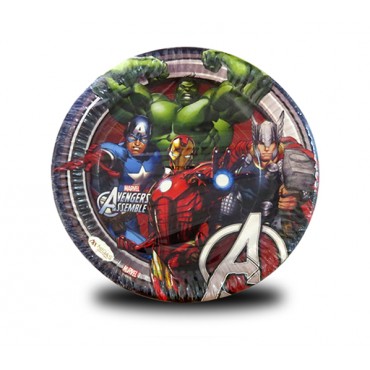 Avengers Paper Plates Size 7 inch, Pack of 10